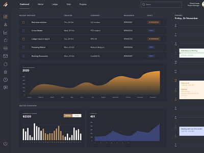 Case Management Application app design ui ux