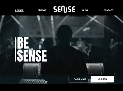 SENSE - Landing page