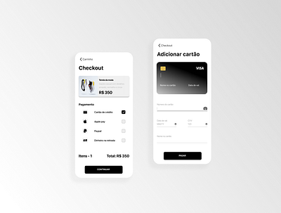 Credit Card Checkout checkout mobile ui