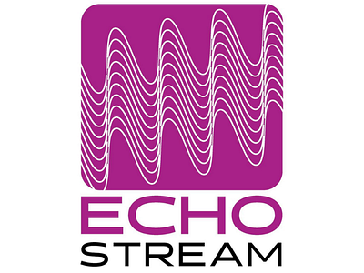 Echo Stream daily logo design challenge logo design streaming vector