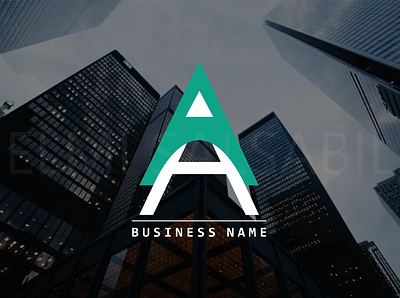 AA LOGO abstract abstract background aplikasi background branding business business design business name design helmi salsabila illustration logo ui