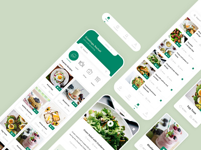 Food Recipe App adobe adobe xd adobexd app brand identity design design system food food app mobile app uiux