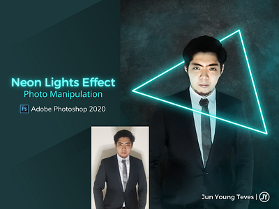 Neon Lights Effect app art branding design graphic design icon illustration photo manipulation vector