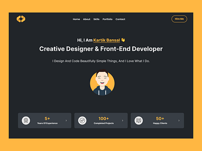 Personal Portfolio - Web Landing Page Design