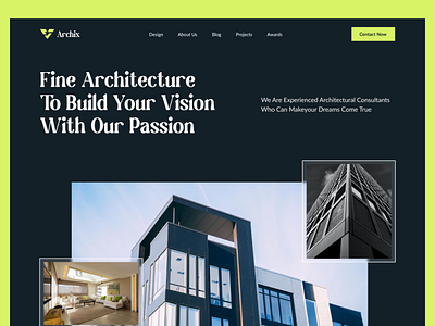 Archix - Website design for an Architecture firm