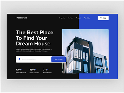 Real Estate Website design