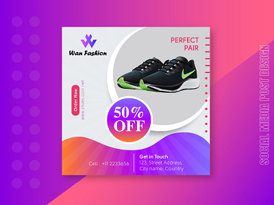 Social Media Post Design | Wan Fashion