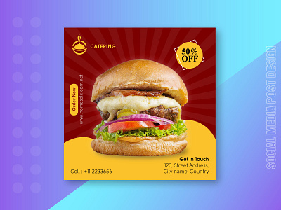 Fast Food Ads Post Design