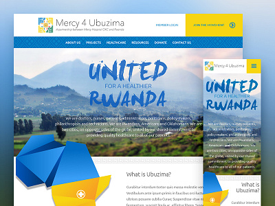 Mercy 4 Ubuzima design health interface medical mercy mobile ubuzima ui web web design website