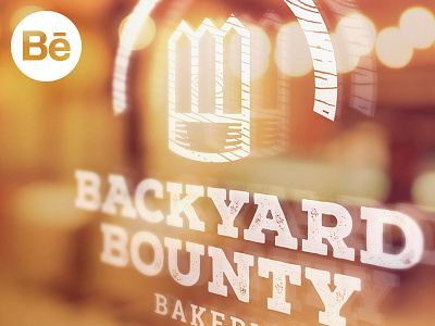 Backyard Bounty Bakery on Behance backyard bounty backery bakery behance cooking design food icon logo