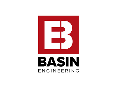 Basin Engineering Logo Redesign basin branding design engineering flat icon logo redesign vector