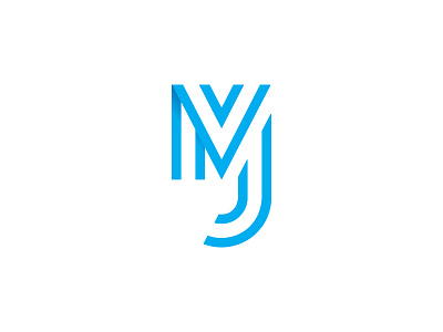 MJ Monogram Exploration 1 brand branding concept design flat icon logo mj monogram type typography vector