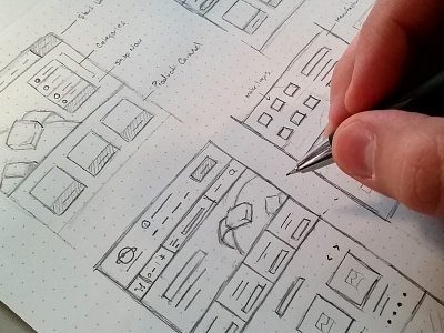 SBP Wireframe Sketching concept design drawing grid pencil sketch ui web web design webdesign website wireframe