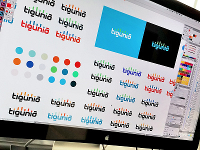 tigunia color exploration brand branding color colors design logo logo design tigunia type typography