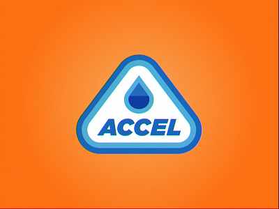Accel Fuels Logo accel brand branding concept design flat gas station icon logo logo design mark retro