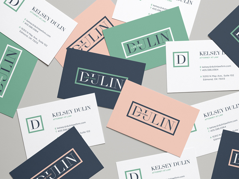 Dulin Logo Color Exploration law firm law anthropologie type fashion business card colors branding brand design logo design logo