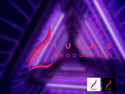 Logo for Luca's Production design graphic design illustration logo ui