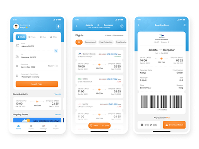 MyTix : Online Transportation Ticket Booking App appdesign flightapp mobile ticket ticket app travel ui uitrend uiux