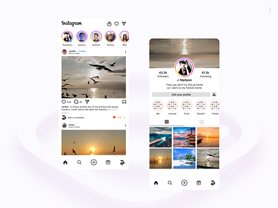 Redesign Instagram