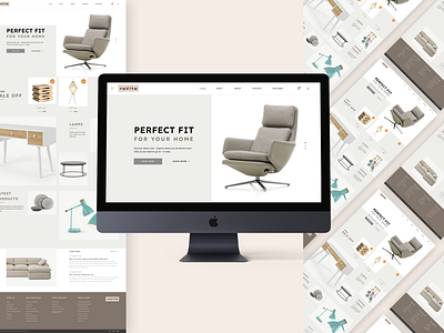 RAVITA FURNITURE STORE | Ui design design graphic design ui