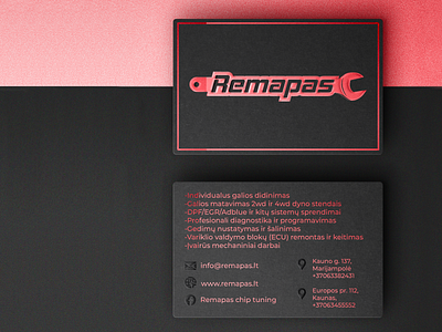REMAPAS | Business card design business card graphic design