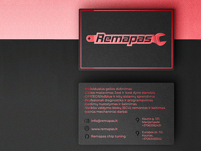 REMAPAS | Business card design