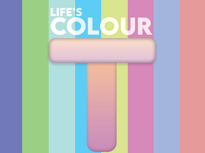 "T" life colour design graphic design product typography