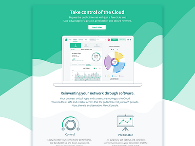 Web landing page V2 analytics business clean dashboard enterprise flat homepage landing page network ui ux website