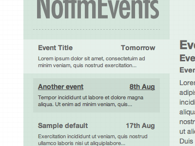 NottmEvents events green listings nottingham