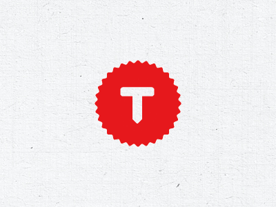 New Personal Logo logo personal red simple t