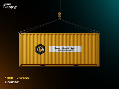 Container brand design brand design brandbook branding container delivery delivery design express express design graphic design logistics logistics design