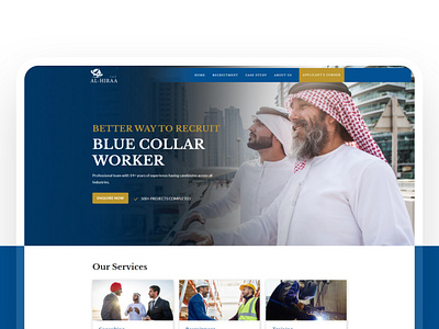 Web design for our client- Al-hiraa webdesign website websitedesign