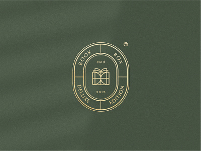 Alternative short version of the logo for BOOK BOX co. branding design graphic design logo vector