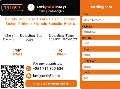 Boarding pass #dailyui #day24