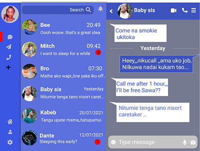 Simple messaging App