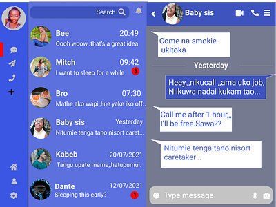 Simple messaging App