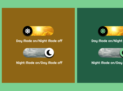 On/Off switch to change light themes