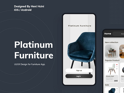 Platinum Furniture App UI UX Design