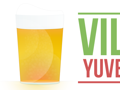 Beer simple illustration beer illustration basic logo bar