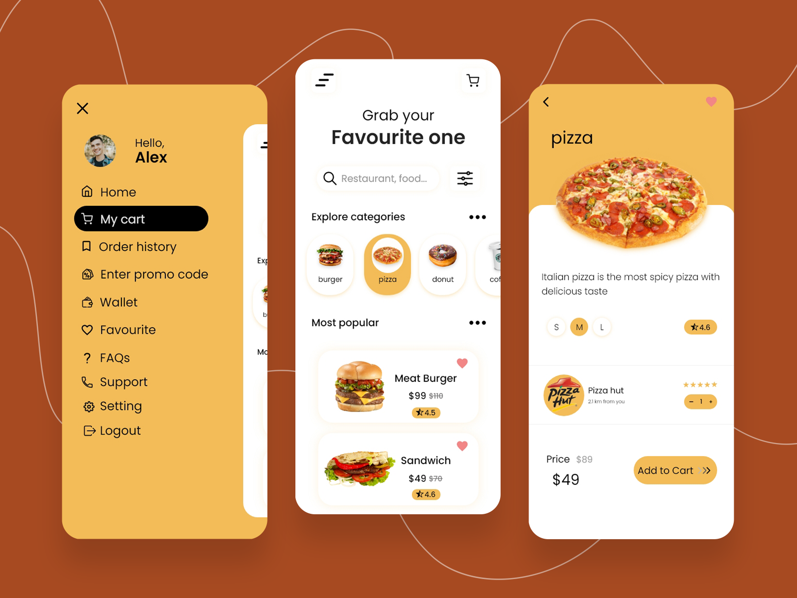 Food App Ui Ux Design By Aqib On Dribbble