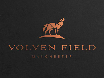 Volven Field logo design animal brand business company crest identity logo mark monogram shape symbol wolf