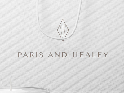 Paris and Healey packaging design brand business company cosmetic crest fashion identity logo mark monogram shape symbol