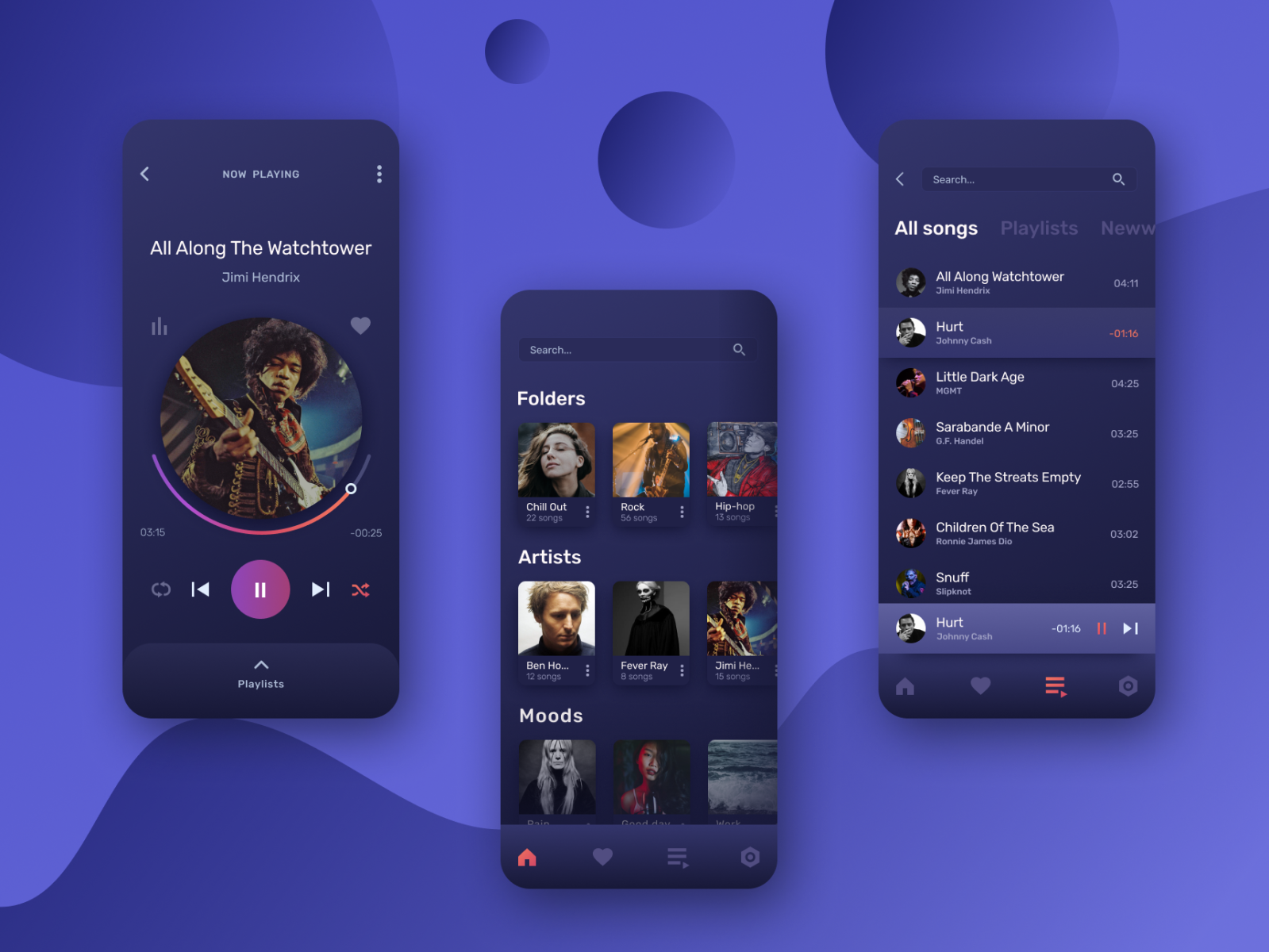 music player (UI/UX) by Shy_9n on Dribbble