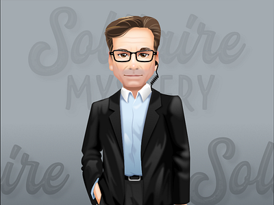 Solitaire Mystery - character design - agent