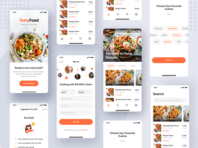 Cooking Courses App UI Kit