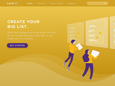 Create your big list landing page