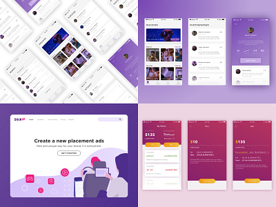 2018 android branding card clean ecommerce illustration ios landing page mobile payment product simple ui ux