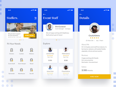 Staffing Mobile Application