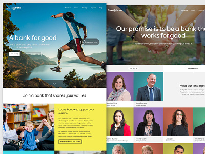 Charity Bank charity web design