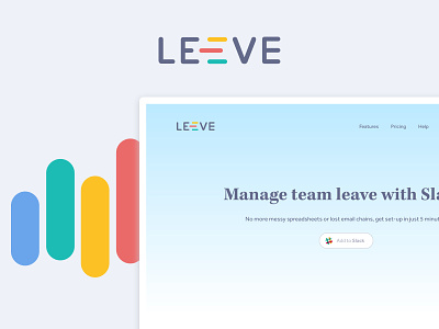 LeeveBot Website branding landing page website